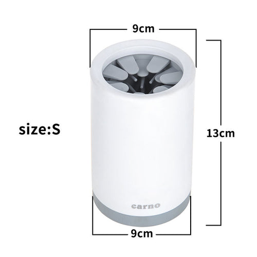 Pet paw cleaner cup