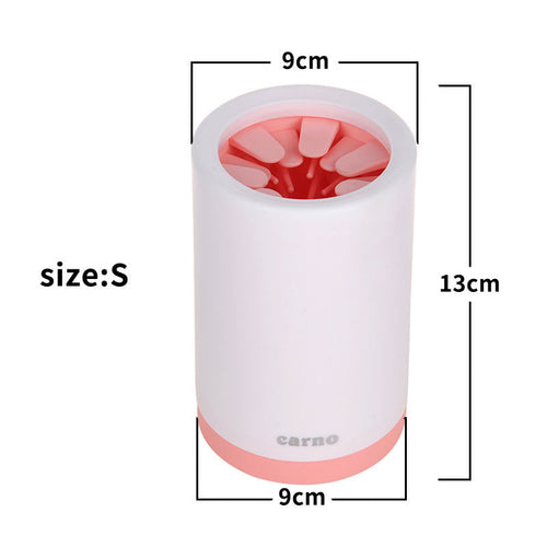 Pet paw cleaner cup