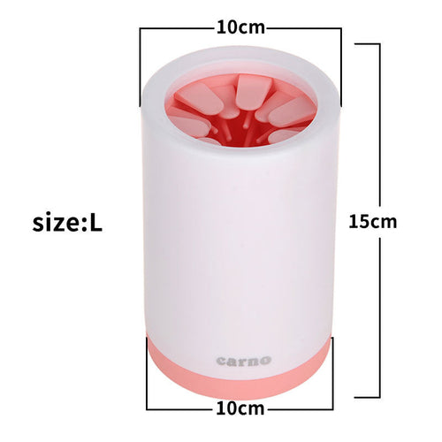 Pet paw cleaner cup