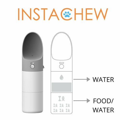 Instachew dog water bottle