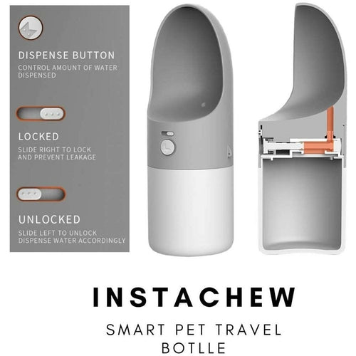 Instachew dog water bottle
