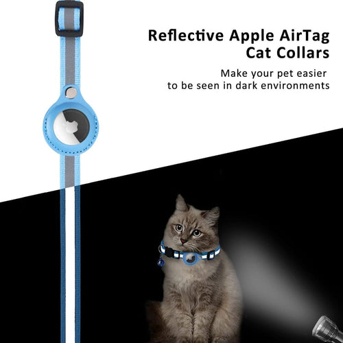 Reflective AirTag Pet Collar