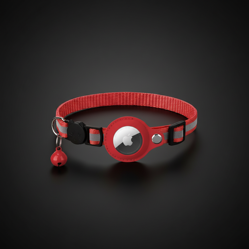 Reflective AirTag Pet Collar