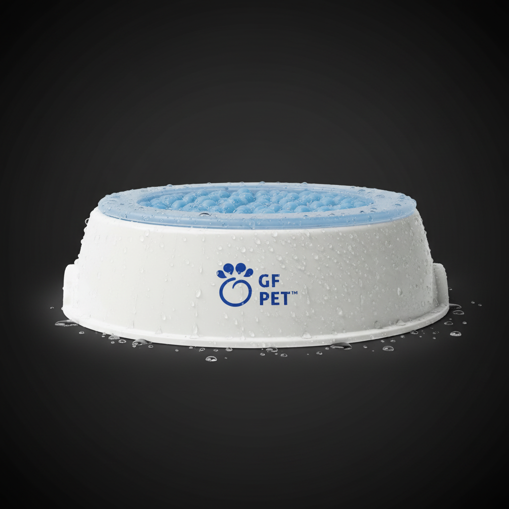Cooling ice bowl for pets