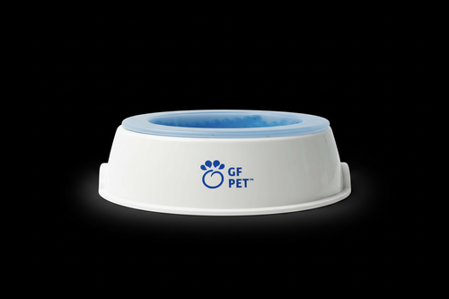 Cooling ice bowl for pets