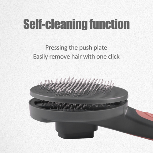 Self-Cleaning Pet Grooming Brush