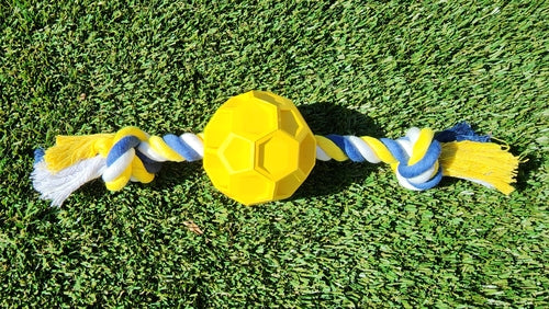 Rubber Soccer Ball Chew Toy