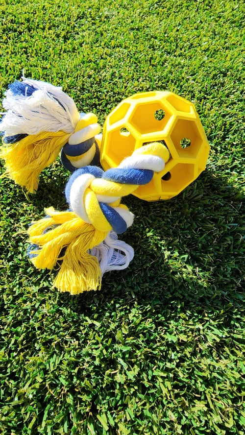 Rubber Soccer Ball Chew Toy