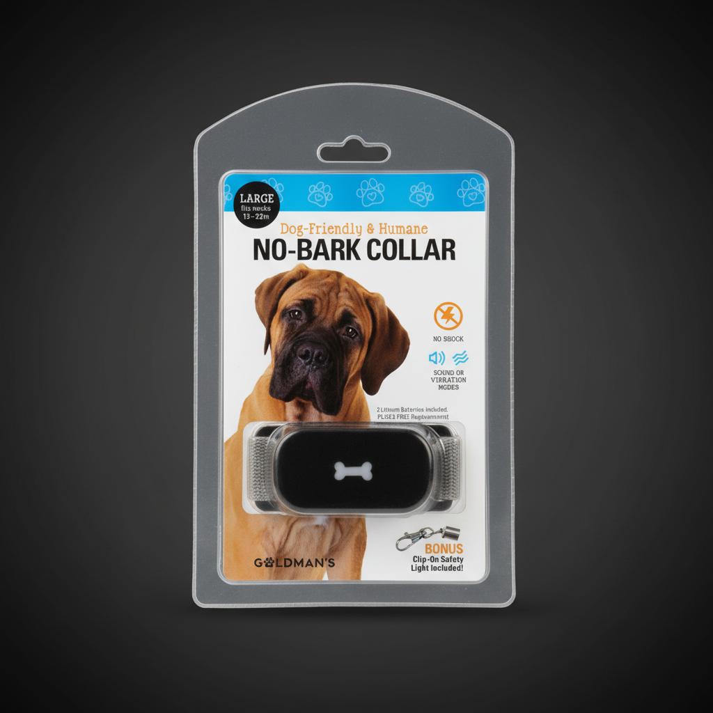 No-Bark Training Collar - Large