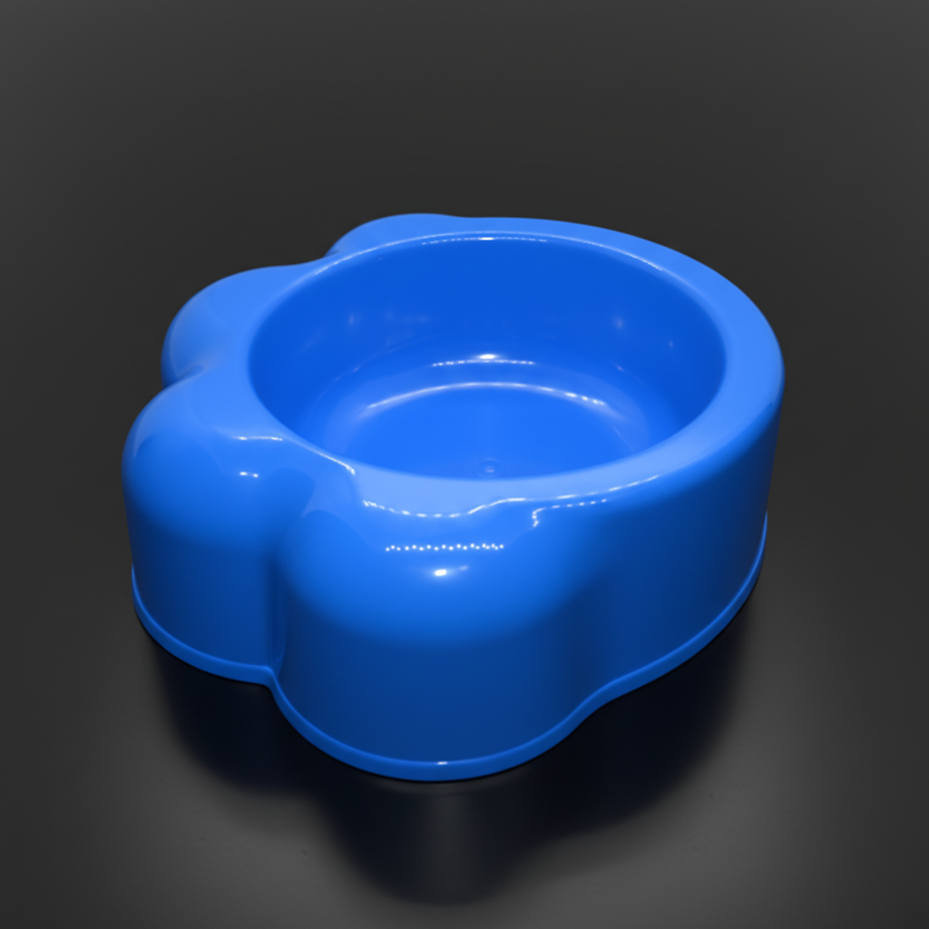 Paw-shaped pet bowl