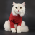 Label Turtleneck Red