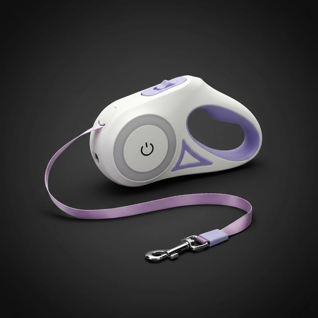 Retractable LED Dog Leash
