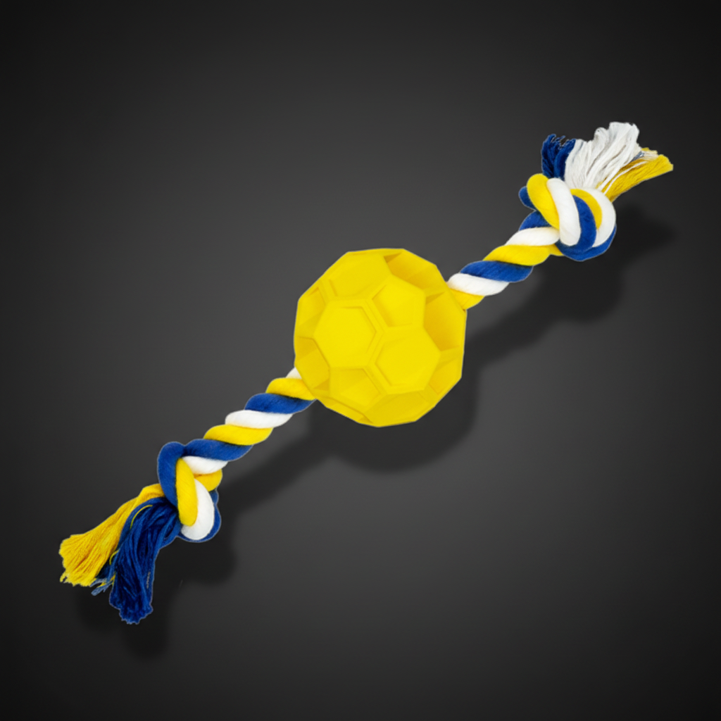 Rubber Soccer Ball Chew Toy